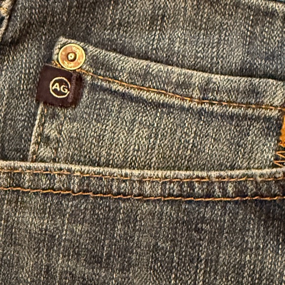 AG Adriano Goldschmied Men's Medium Blue Straight Leg Jeans Tag Size 36x34 - Picture 4 of 16